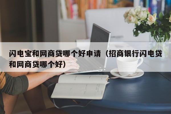 闪电宝和网商贷哪个好申请（招商银行闪电贷和网商贷哪个好）