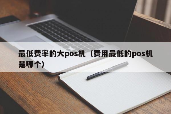 最低费率的大pos机（费用最低的pos机是哪个）