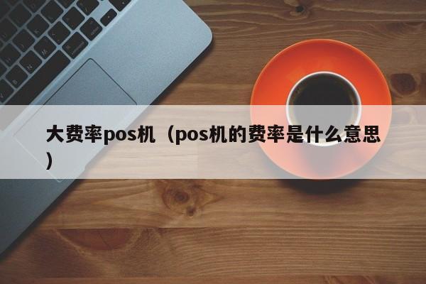 大费率pos机（pos机的费率是什么意思）