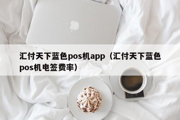 汇付天下蓝色pos机app（汇付天下蓝色pos机电签费率）