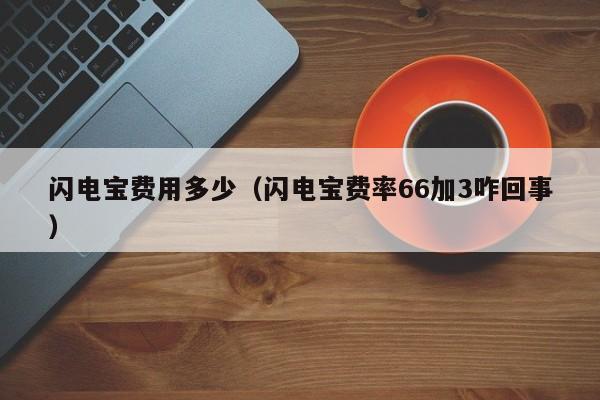 闪电宝费用多少（闪电宝费率66加3咋回事）