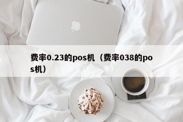 费率0.23的pos机（费率038的pos机）