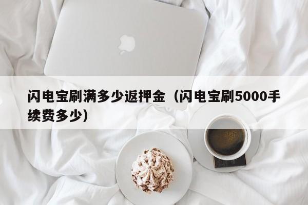 闪电宝刷满多少返押金（闪电宝刷5000手续费多少）